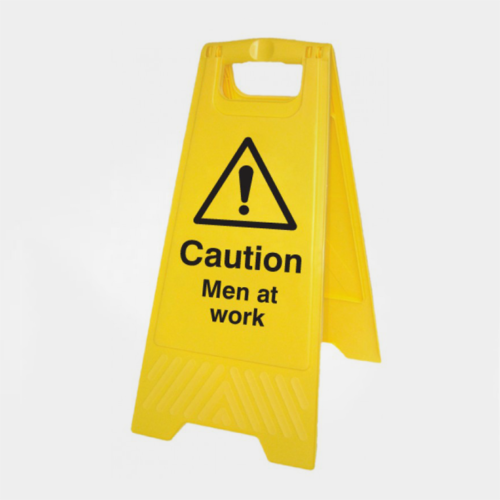 Caution men at work